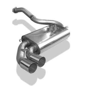 Audi Urquattro Endschalldämpfer - 2x76 Typ 10