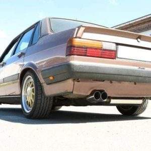 Audi 80/90 Typ 85 quattro Vorfacelift Endschalldämpfer - 2x76 Typ 14