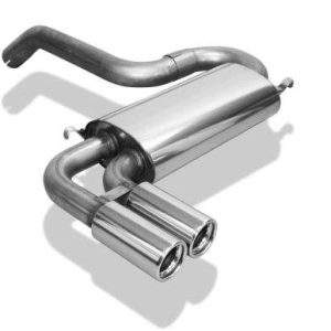 Audi S2 Typ 89 quattro Endschalldämpfer Ø70mm - 2x76 Typ 13