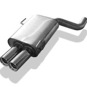 Audi 80 Typ B4 quattro Endschalldämpfer - 2x76 Typ 13