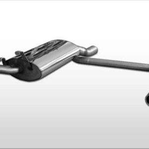 Audi V8 Typ D11 Endschalldämpfer Ausgang rechts/links - 2x70 Typ 16 rechts/links