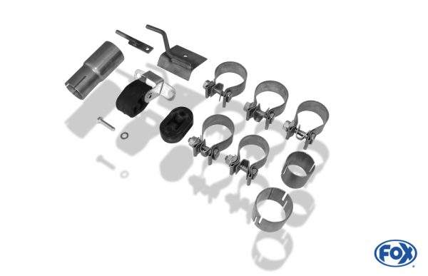 VW Golf IV Endschalldämpfer Ausgang rechts/links - 135x80 Typ 53 rechts/links – Bild 2