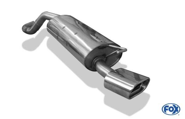 VW Golf IV Endschalldämpfer Ø63,5 - 135x80 Typ 53