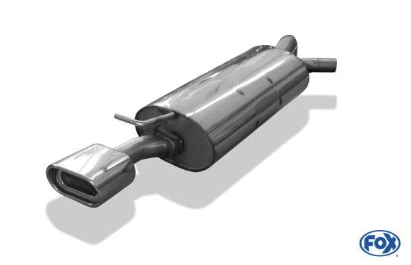 VW Golf IV Endschalldämpfer Ø63,5 - 135x80 Typ 53 – Bild 2