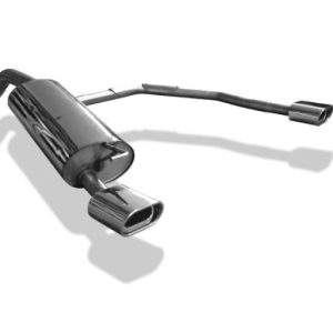 VW Golf IV Endschalldämpfer Ausgang rechts/links Ø63,5mm - 135x80 Typ 53 rechts/links