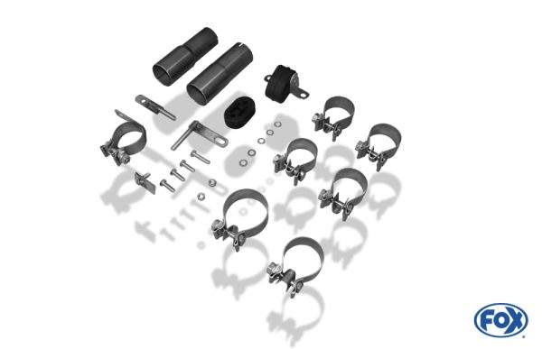 VW Golf IV Endschalldämpfer Ausgang rechts/links Ø63,5mm - 135x80 Typ 53 rechts/links – Bild 3