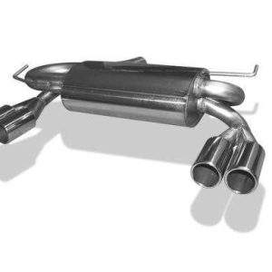 Audi A3 Typ 8L quattro Endschalldämpfer Ausgang rechts/links Ø 63,5mm - 2x76 Typ 12 rechts/links