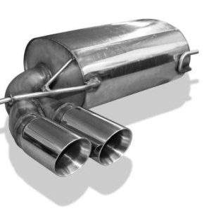 Audi A3 - 8P quattro Endschalldämpfer Ø70mm - 2x90 Typ 25