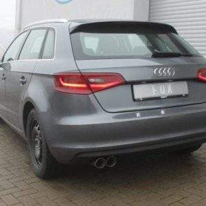 Audi A3 - 8V Sportback Endschalldämpfer einseitig - 2x80 Typ 25