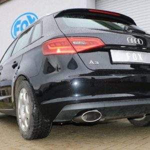 Audi A3 - 8V Sportback Endschalldämpfer einseitig - 160x90 Typ 38