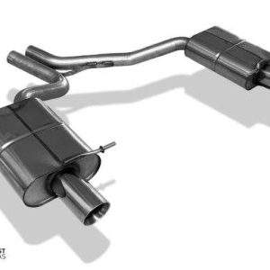 Audi A4 Typ B6 Endschalldämpfer rechts/links - 1x90 Typ 25 rechts/links