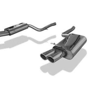 Audi A4 Typ B7 quattro Endschalldämpfer rechts/links Ø63,5mm für 4-Rohr - 2x88x74 Typ 32