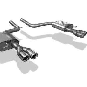 Audi A6 Typ 4F quattro Endschalldämpfer rechts/links Ø63,5mm - 2x76 Typ 17 rechts/links