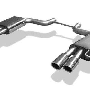 Audi A8 Typ 4E - S8-Optik Endschalldämpfer rechts/links Ø70mm - 2x88x74 Typ 32 rechts/links (S8-Optik)