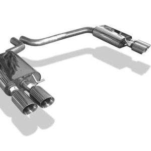 Audi S8 Typ 4H Endschalldämpfer rechts/links zweiflutig - 2x90 Typ 25 rechts/links