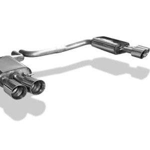 Audi S8 Typ 4H Endschalldämpfer rechts/links zweiflutig - 2x100 Typ 25 rechts/links