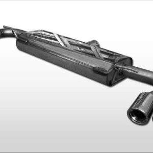 Audi TT 8J - 3,2 V6 Endschalldämpfer rechts/links - 2x90 Typ 17 rechts/links seitlich versetzt