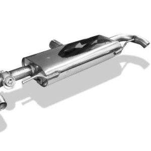 Audi TT 8J RS Endschalldämpfer quer Ausgang rechts/links mit Unterdruckklappe