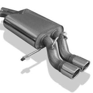 Audi 200 Typ 44Q quattro Endschalldämpfer - 2x70 Typ 16