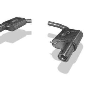 Audi A4 B8/ A5 8T quattro  Coupe/A5 Cabrio Endschalldämpfer rechts/links für 1-Rohr - 1x100 Typ 17 rechts/links