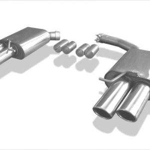 Audi A4/A5/ S5 quattro - B8/ 8T Endschalldämpfer rechts/links für 2-Rohr zweiflutig - 2x88x74 Typ 32 rechts/links