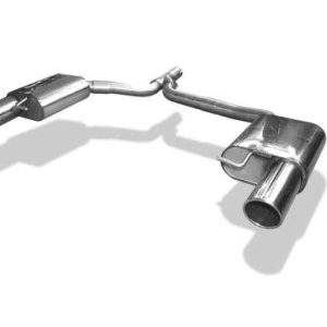 Audi A4 B8 Limousine/ Avant + S-Line Endschalldämpfer rechts/links einflutig inkl. Y-Adapterrohr Ø55mm innen - 1x100 Typ 16 rechts/links