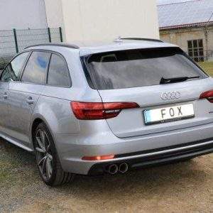 Audi A4 B9 - 3,0l TDI - quattro Endschalldämpfer - 2x80 Typ 25