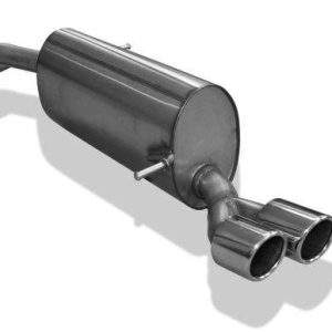 Audi A1 8X Endschalldämpfer - 2x90 Typ 16