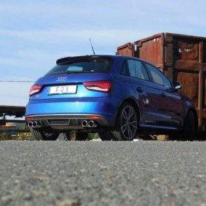 Audi S1 quattro Endschalldämpfer Ausgang rechts/links - 2x90 Typ 12 rechts/links