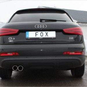 Audi Q3 quattro Diesel Endschalldämpfer - 2x80 Typ 16