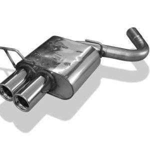 BMW E87 118d 120d Endschalldämpfer - 2x76 Typ 13