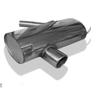 BMW E87 120i Endschalldämpfer - 1x90 Typ 16