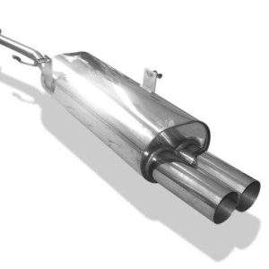 BMW E30 316i/ 318i ab 9/87` Halbanlage ab Kat mit 2-Loch Flansch - 2x76 Typ 10