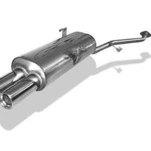 BMW E30 316i/ 318i ab 9/87` Halbanlage ab Kat mit 2-Loch Flansch - 2x76 Typ 13