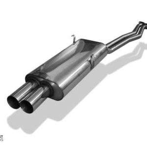 BMW E30 320i/ 325i Facelift Endschalldämpfer - 2x76 Typ 10