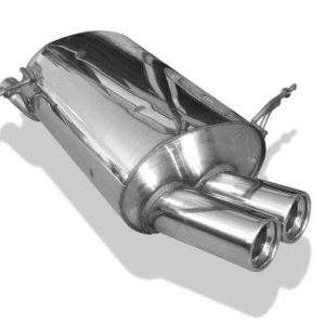 BMW E36 316i/318Ti Compact Endschalldämpfer - 2x80 Typ 13