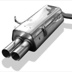 BMW E36 316/ 318/ 320/ 323/ 325/ 328 Endschalldämpfer - 2x76 Typ 10