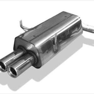 BMW E36 316/ 318/ 320/ 323/ 325/ 328 Endschalldämpfer - 2x76 Typ 13