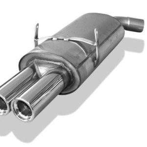 BMW E36 318is Endschalldämpfer Ø63,5 - 2x76 Typ 13