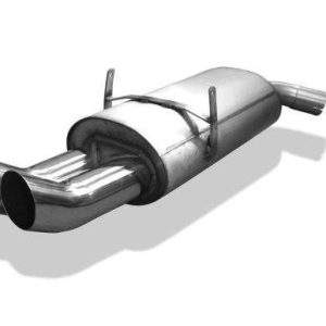 BMW E36 318is Endschalldämpfer Ø63,5 - 2x76 Typ 18