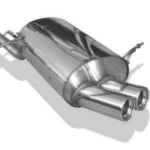 BMW E36 316Ti Endschalldämpfer - 2x80 Typ 13