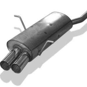 BMW E46 316/ 318 Endschalldämpfer zweiflutig - 2x76 Typ 10