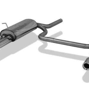 BMW E46 316/ 318 Endschalldämpfer Ausgang rechts/links - 2x76 Typ 13 rechts/links