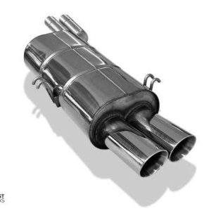 BMW E34 M5 Endschalldämpfer Ø2x63,5mm - 2x76 Typ 25