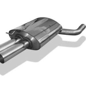 BMW E60/61 - 520i/ 523i/ 525i/ 530i Endschalldämpfer - 2x76 Typ 10