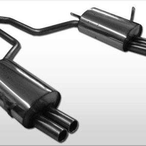 BMW E38 730i/ 735i/ 740i - Ohne Stoßstangenausschnitt Endschalldämpfer rechts/links - 2x76 Typ 13 rechts/links