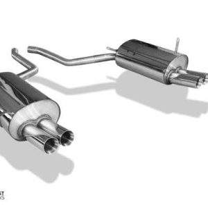 BMW E38 730i/ 735i/ 740i - Ohne Stoßstangenausschnitt Endschalldämpfer rechts/links - 2x76 Typ 25 rechts/links