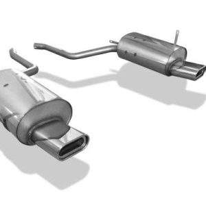 BMW E38 730i/ 735i/ 740i - Ohne Stoßstangenausschnitt Endschalldämpfer rechts/links - 160x80 Typ 53 rechts/links