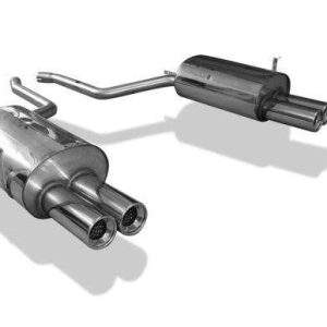 BMW E38 730i/ 735i/ 740i - Mit Stoßstangenausschnitt Endschalldämpfer rechts/links - 2x90 Typ 13 rechts/links