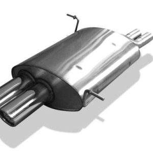 BMW Z3/ Z3 Coupe 3,0l Endschalldämpfer - 2x80 Typ 17